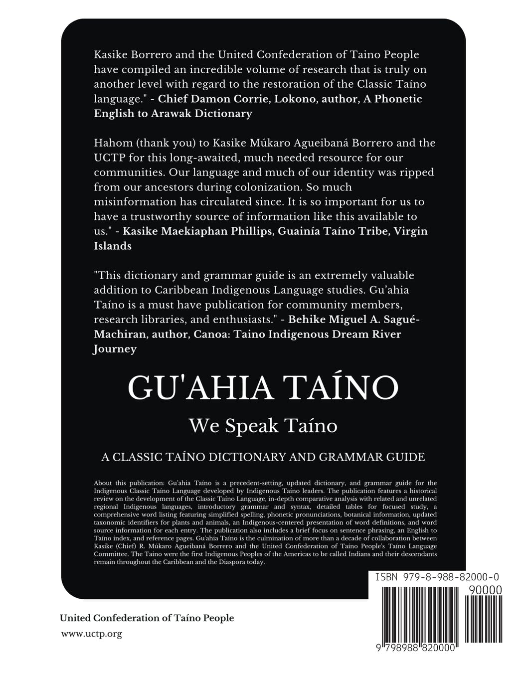 Gu'ahia Taíno We Speak Taíno (Taino Language)      Paperback – August 9, 2023