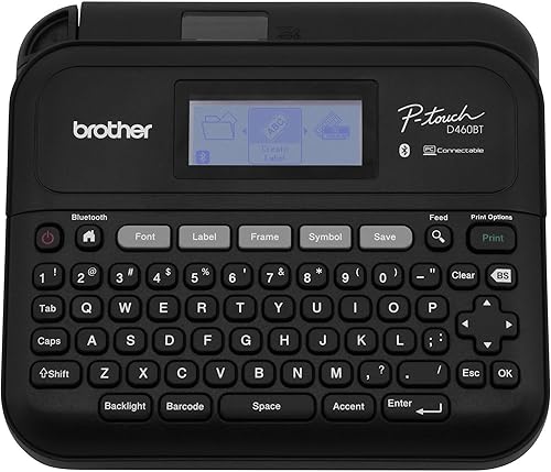 Brother P-Touch PT-D460BT Business Expert Connected Label Maker  Conecta y crea a través de Bluetooth en cintas de etiquetas TZe de hasta 34 pulgadas