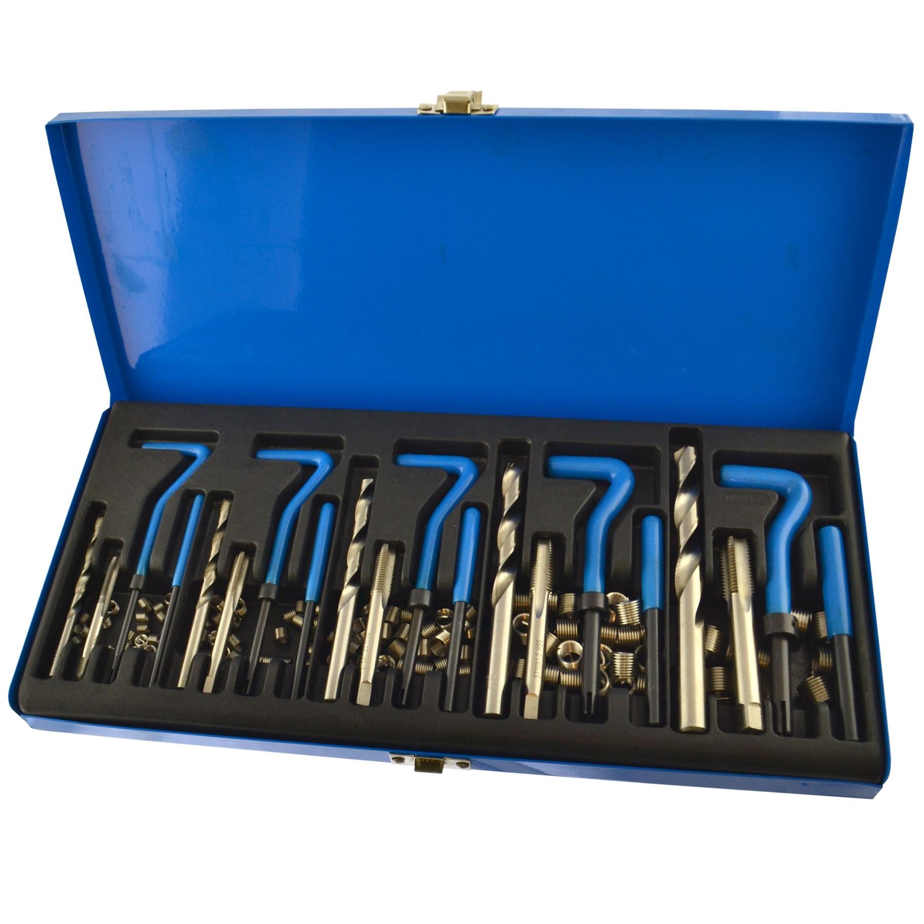 AB Tools-US Pro Installazione di Thread e Kit di Riparazione helicoil Impostare 130pc Dimensioni metriche M5-M12 A118