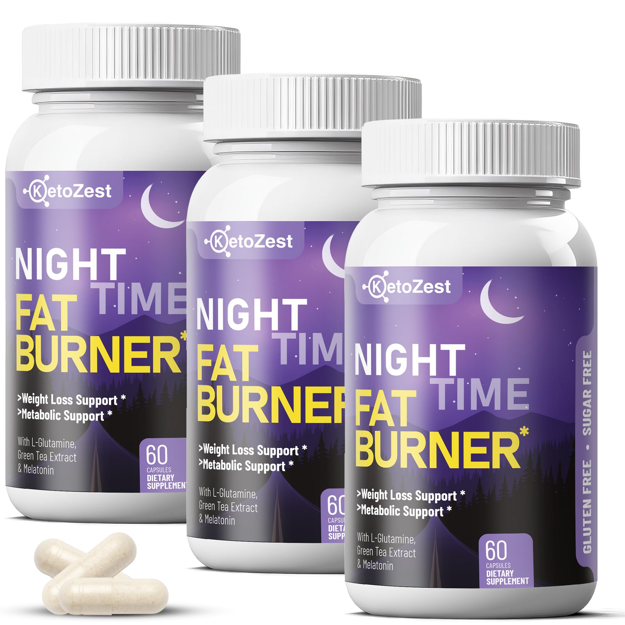 Nighttime Weight Loss Supplement, Fat Burner & Appetite Support — Amazon image 8