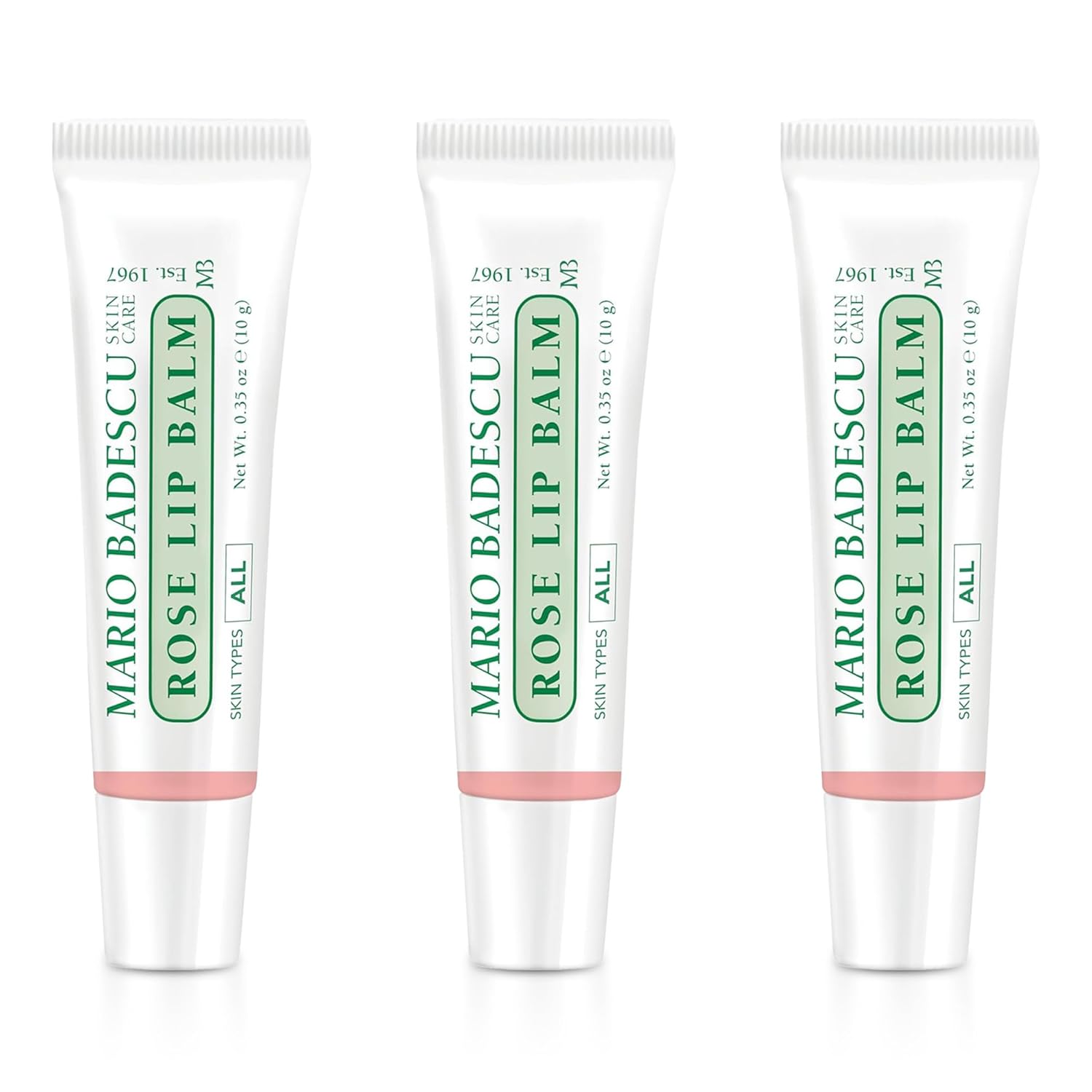 Mario Badescu Moisturizing Lip Balm for Dry Cracked Lips, Infused with Coconut Oil and Shea Butter, Ultra-Nourishing Lip Care Moisturizer for Soft, Smooth and Supple Lips