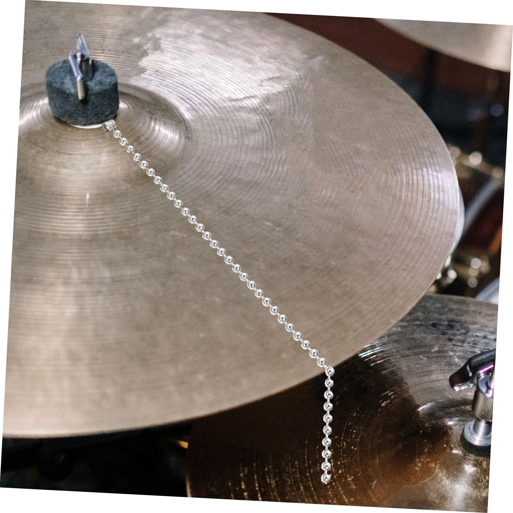Kit Batteria in Lega Alluminio Per Piatti Ricambio Sonagli Colore Casuale Per Batteria Jazz e Percussioni Professionali