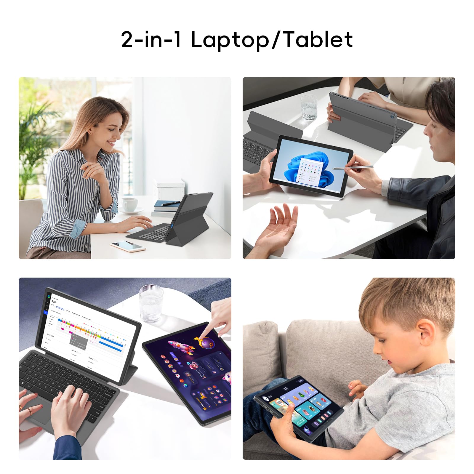 Amazon.com: 2-in-1 Laptop/Tablet (2026), Windows 11 PC with