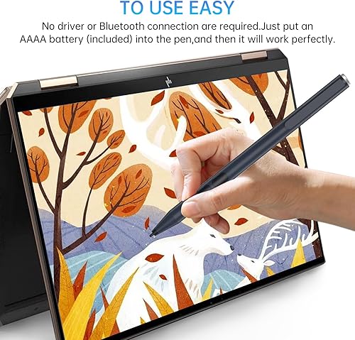 Miniatura 9 de Active Pen for HP Pavilion x360 11m-ad0 14M-ba0 14-cd0 15-br0 HP Envy x360 15-bp0 15-bq0, x360 15-cn0, X2 12-e0xx,X2 12g0xx  HP Spectre x360