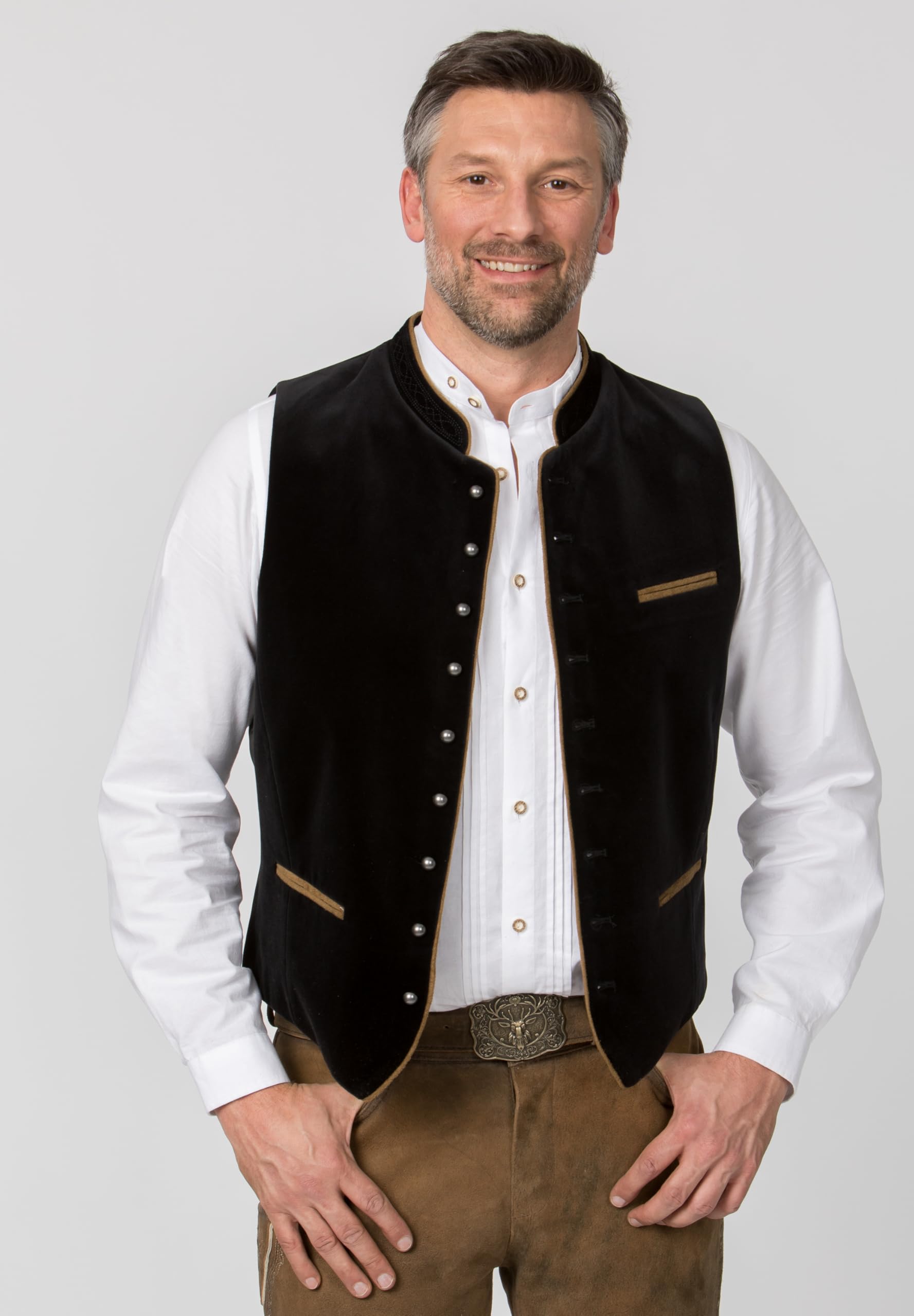 Stockerpoint Herren Trachtenweste Ricardo – Bild 5