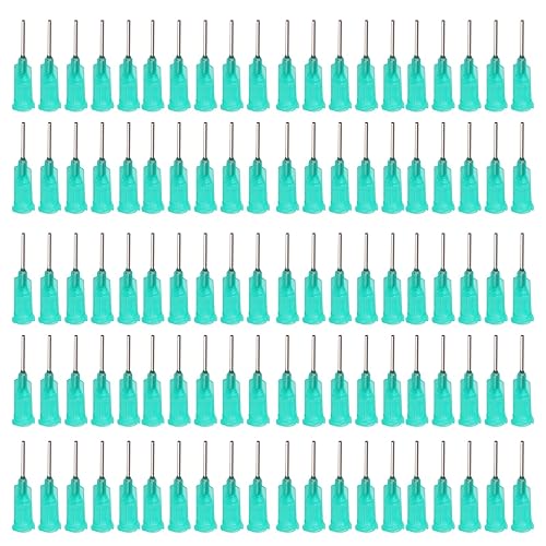 100pcs 18 Gauge 12" Agujas dispensadoras romas verdes Aguja de jeringa verde