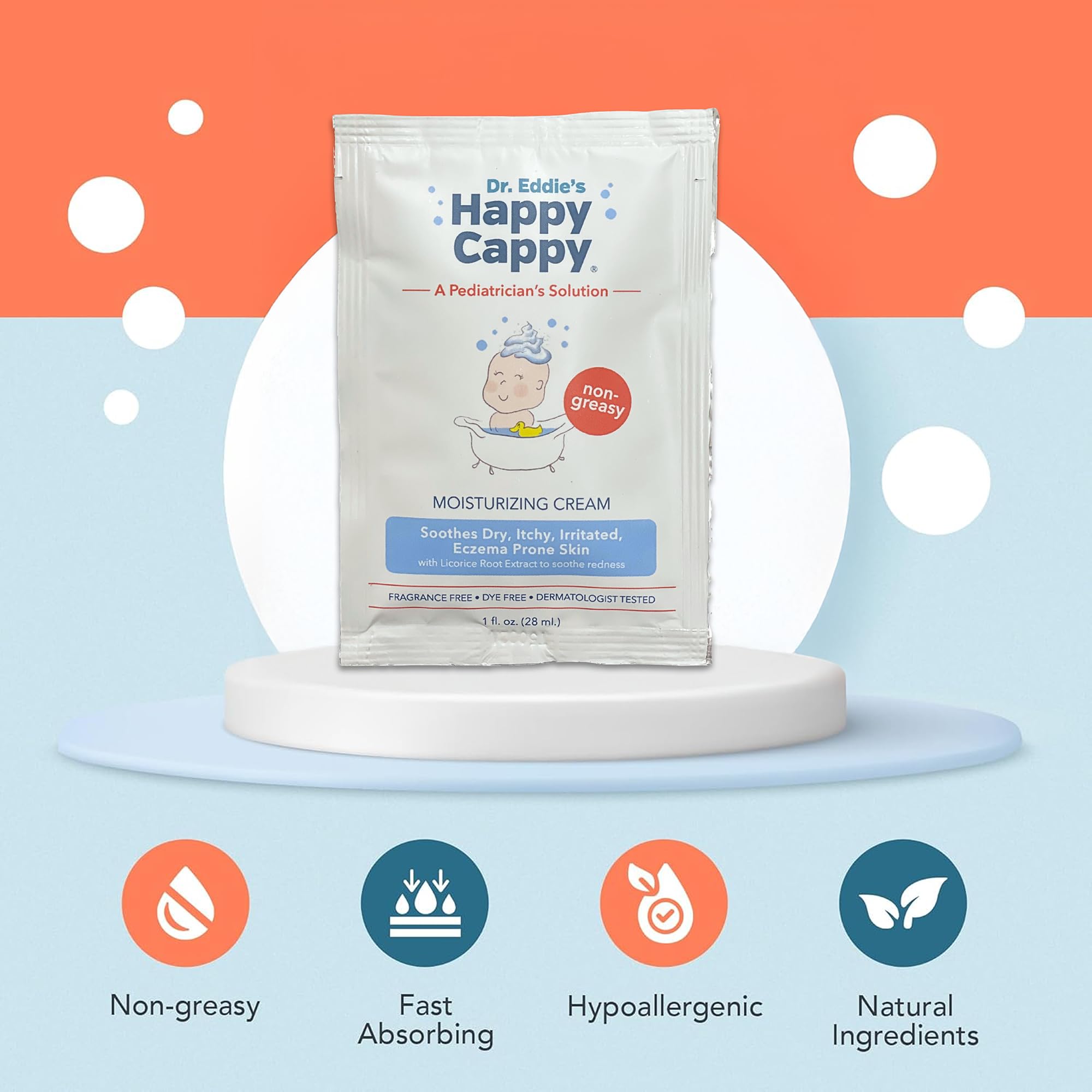 Amazon.com: Happy Cappy Moisturizing Cream - Baby Cream for Eczema