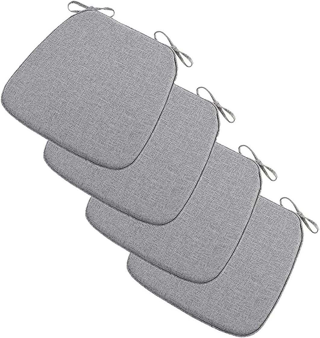 Cojines para sillas de comedor en pack de 4 ideales para cenas familiares largas en la cocina