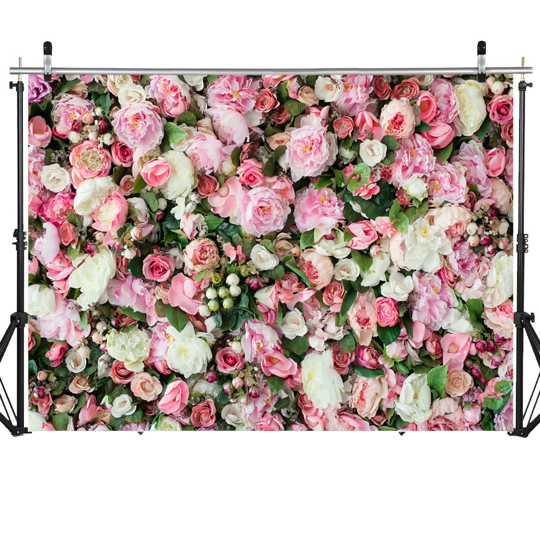 Fotohintergrund Mit Rosa Rosen – 3x2,4 M, Vinyl, Für Hochzeitsfotos, Babyparty & Dekoration