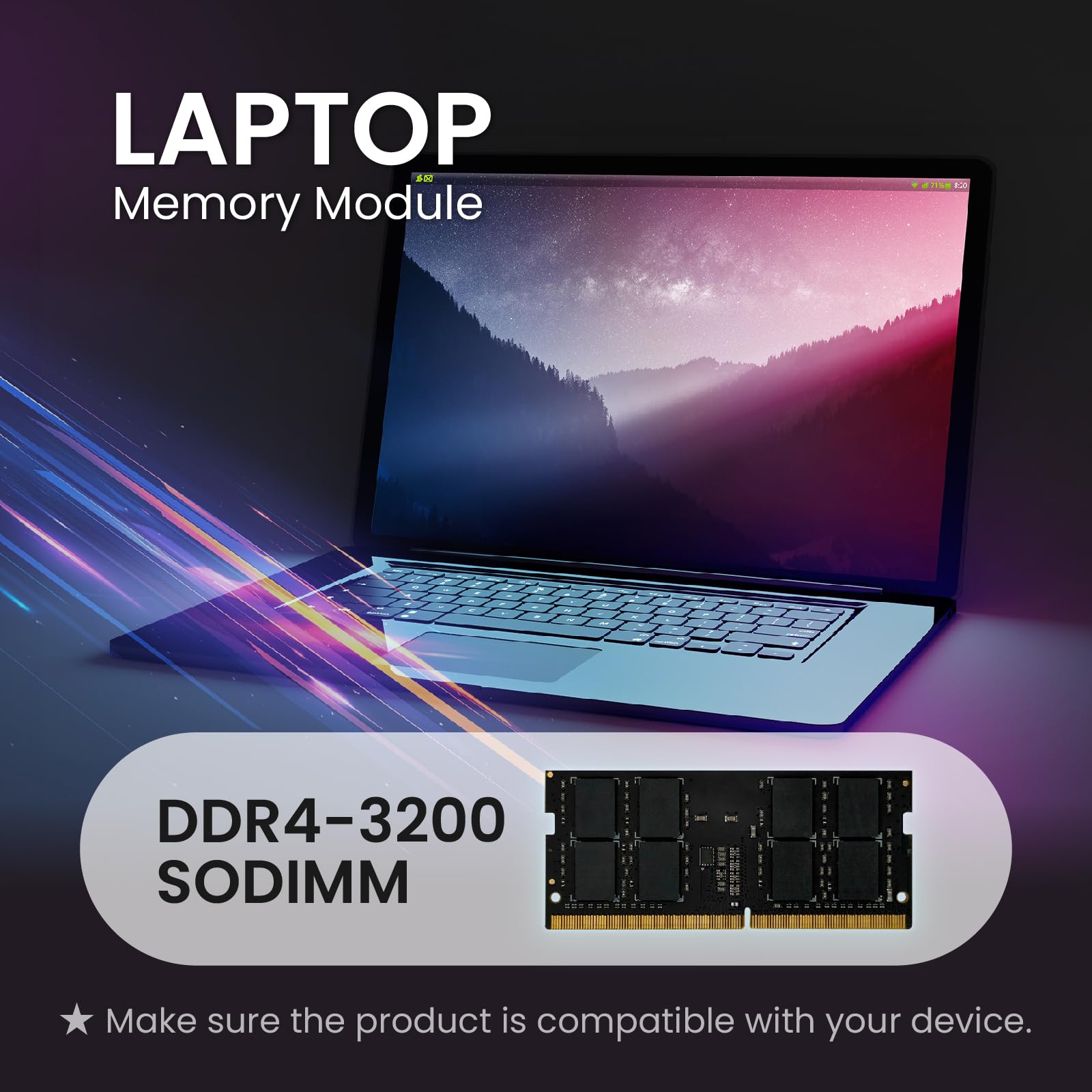 Amazon.co.jp: MMOMENT DDR4 16GB 3200Mhz SODIMM ノートPC用メモリ