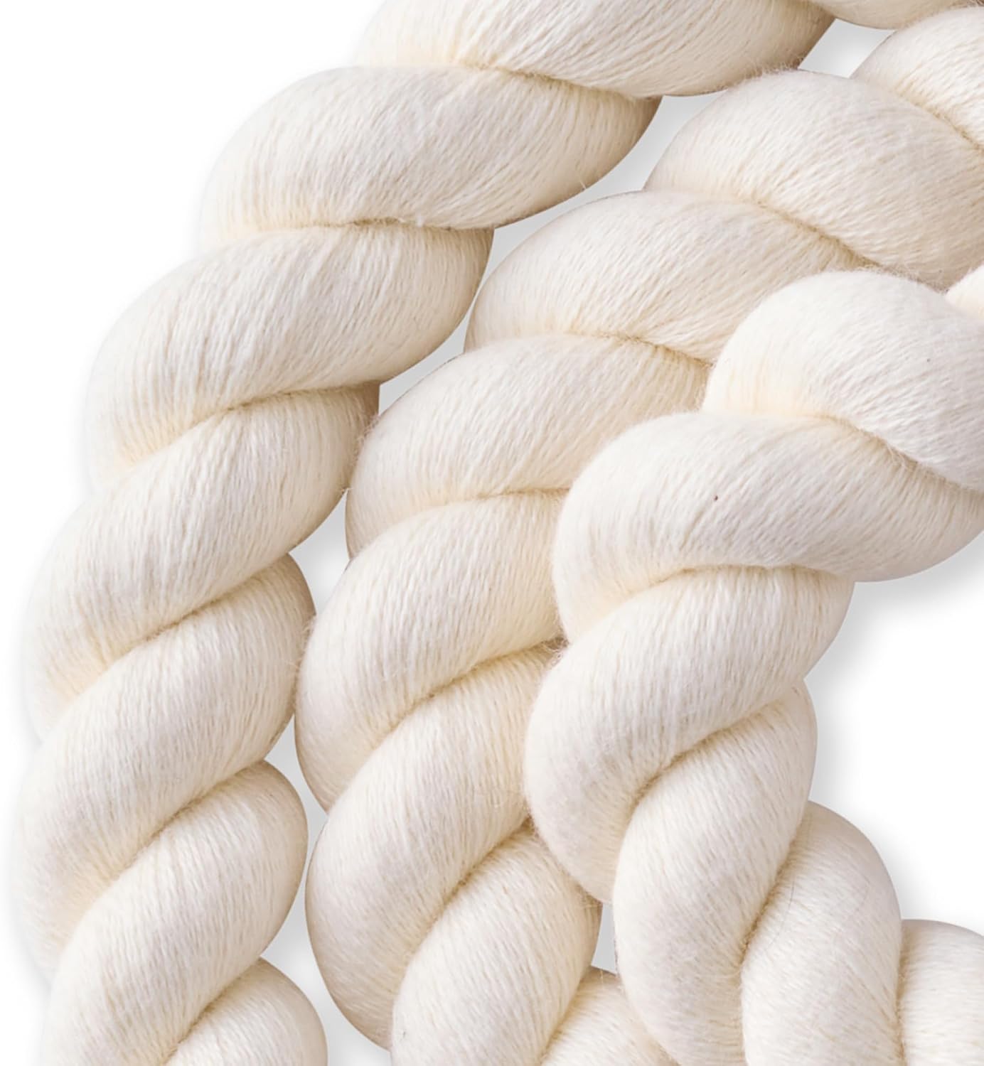 Pet Passion Rowan - The Twisted Rope Training Dog Leash​ Cotton Durable Heavy Duty Leashes, 4 Ft. for Close Walks for Small, Medium, Large Dogs​, Dappled Cashmere