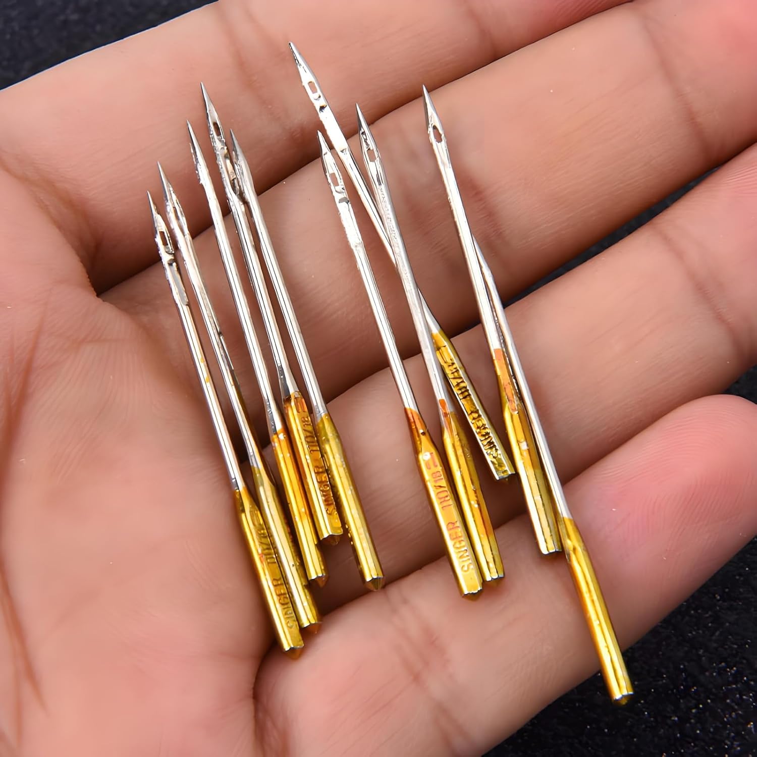 10Pcs Sewing Machine Needles, Large Eye Sewing Machine, Home Sewing Machine Needles, Sewing Macine (Size 16) - Image 5