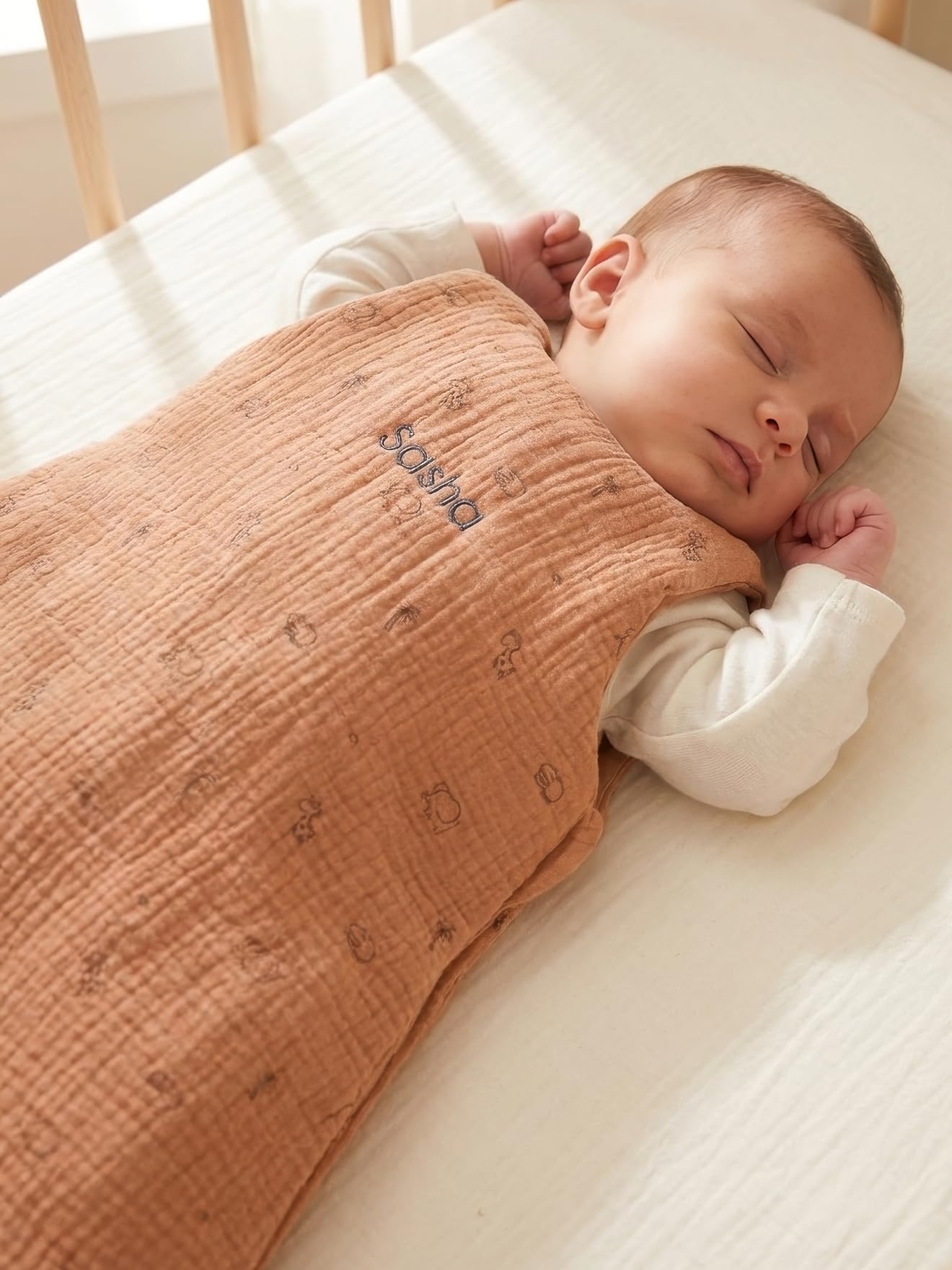 Vertbaudet Baby Sommer-Schlafsack aus Bio-Baumwolle DSCHUNGEL TOG 2,5