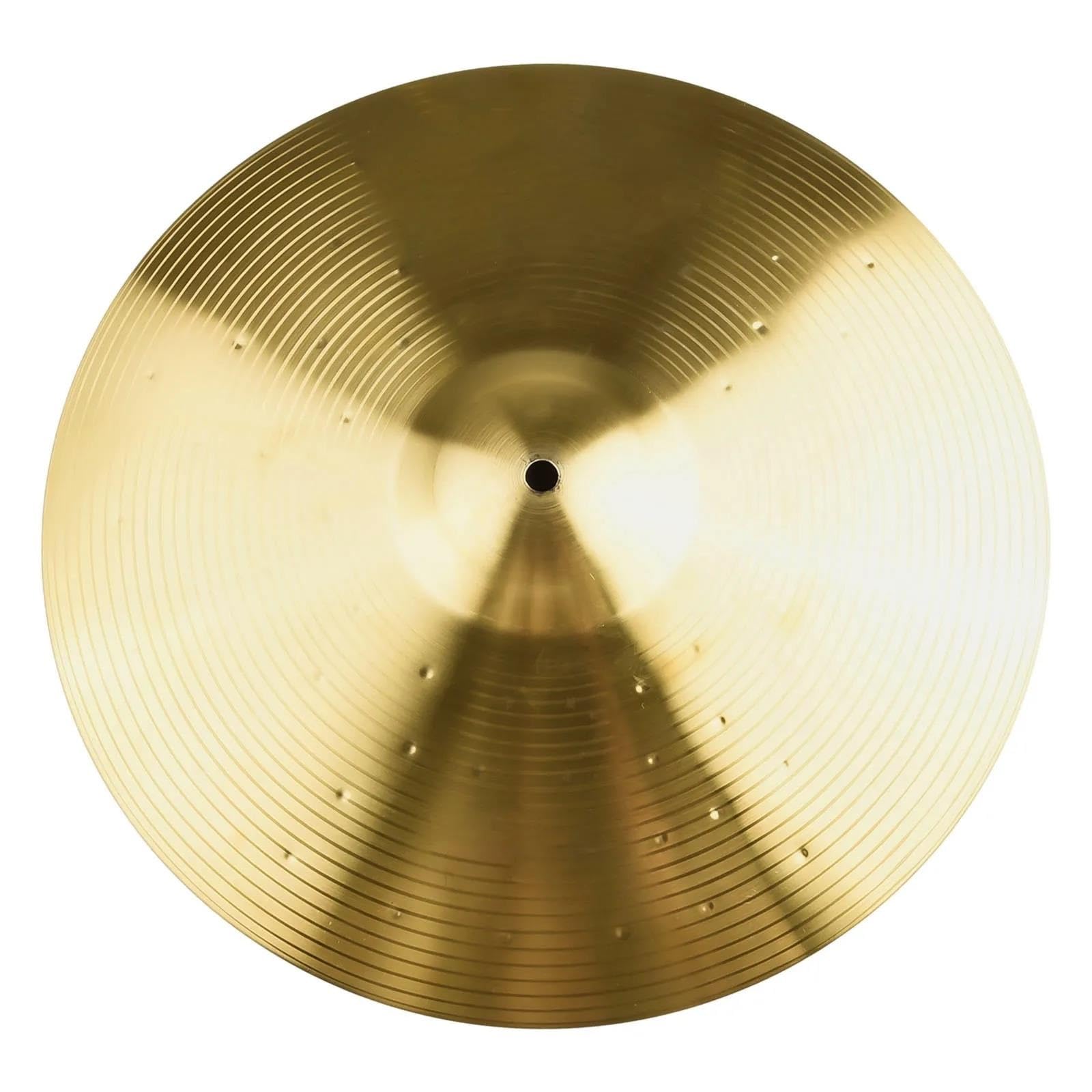Anfänger Becken 14-16 Zoll Trommel Messing Becken Percussion Splash Crash Hi-Hat Jazz Drum Becken Musical Instrument Teile Drum Set Becken(16)