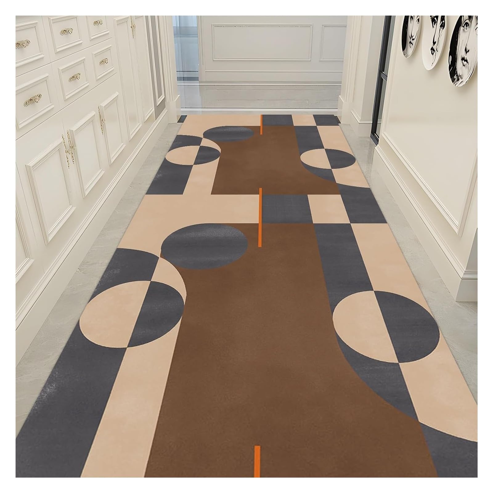 Tapis de couloir antidérapant pour sécuriser le sol de votre salon
