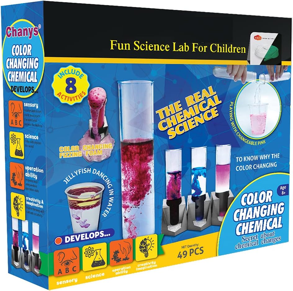 Chanys Science Kit for Kids Chemistry Set for Boys and Girls Educational and Fun Learning Toys