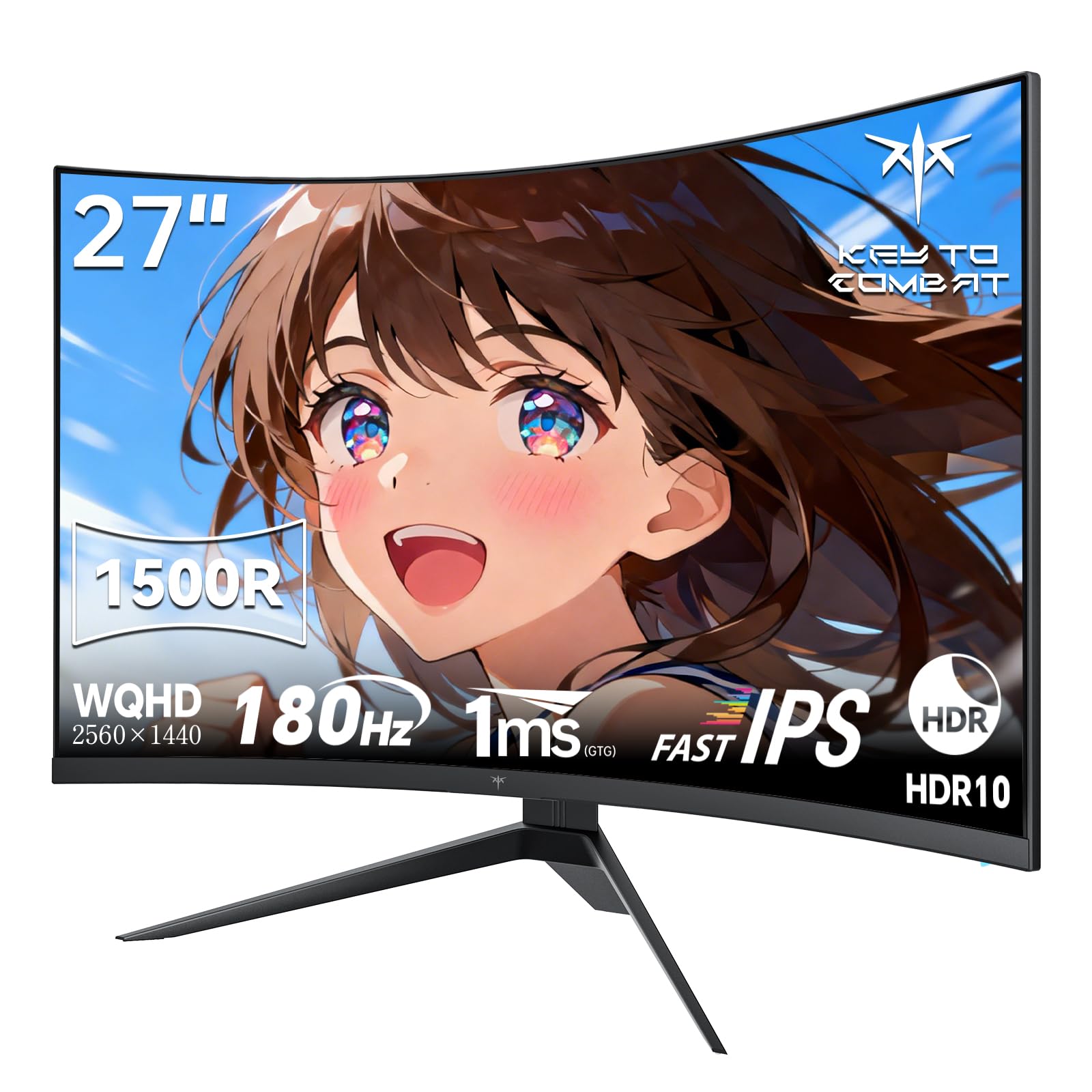 Amazon.co.jp: KTC H27S17 27 Inch Curved Gaming Monitor WQHD