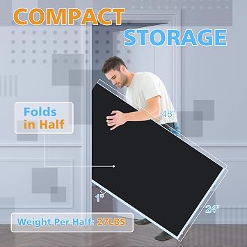 6/7/8/9 ft Ping Pong Conversion Top with Net Set for Billiard and Pool Tables - Regulation Top Converts Billiards into Ping Pong Table - Includes Foam Padding for Protection