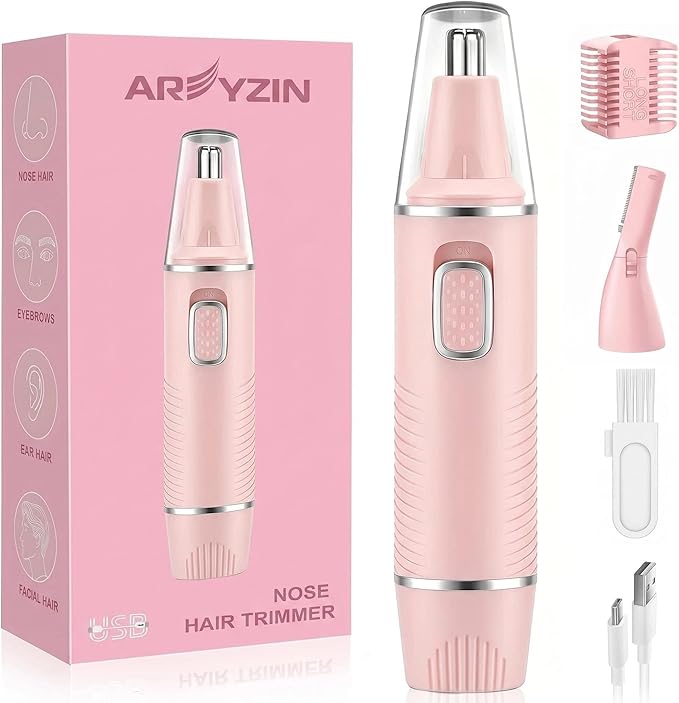Rechargeable Nose Hair Trimmer for Women Review: Waterproof & Dual-Edge Blades