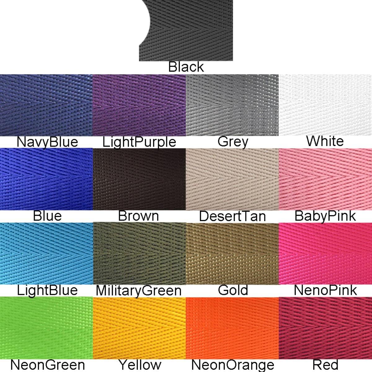 DMiotech Sangle En Nylon 25 Yards X 25 Mm – Argent Métallisé, Ultra Résistante Pour Couture, Bricolage, Sacs à Dos & Équipement Outdoor