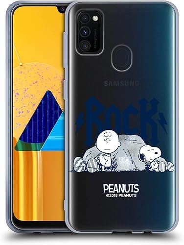 Vista 178 de Head Case Designs Officially Licensed Peanuts Woodstock Insignia Rock Tees Gel Case [Military Grade Protection] Compatible with Samsung Galaxy S22+