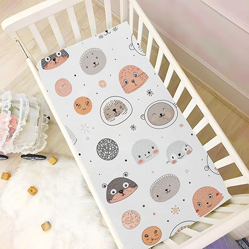 Miniatura 6 de Galaxy Space Planets - Sábanas para cuna para niños y niñas, sábanas bajeras para cuna de bebé, suaves y transpirables, sábanas de cuna pequeña de