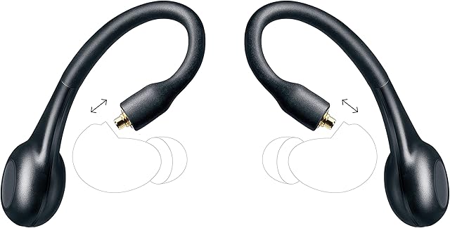 Shure True Wireless Adapter (Gen 2) for Sound Isolating Earphones, Secure Over-Ear Fit, Bluetooth 5 Wireless Technology, Long Battery Life With Charging Case, & Fingertip Controls