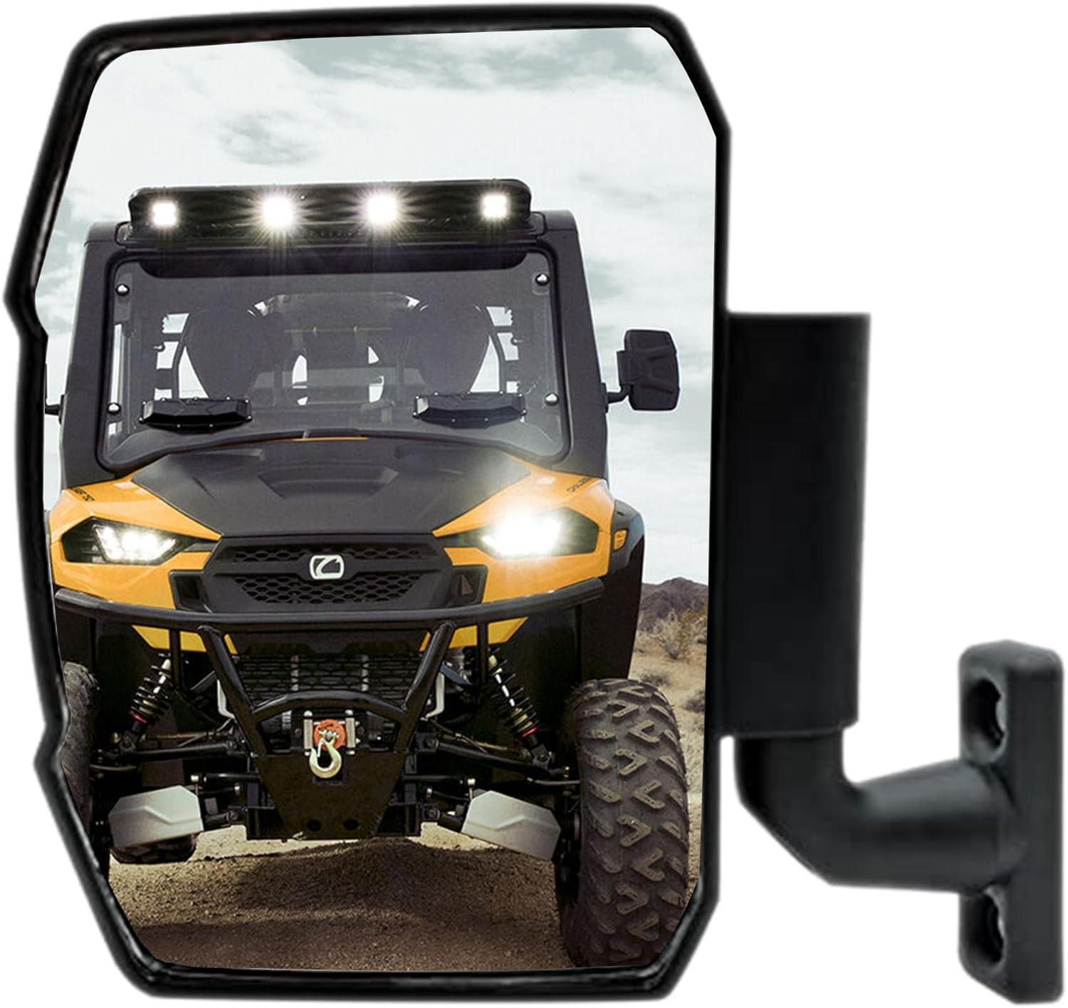 QYMOTO Cub-Cadet Left Side Mirror,HD Glass Rear View Side Mirrors Compatible with MTD Cub-Cadet Challenger M550 MX550 M750 MX750