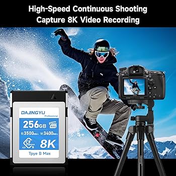 Amazon | 256GB CFexpress 4.0Type B メモリーカード 8K RAW