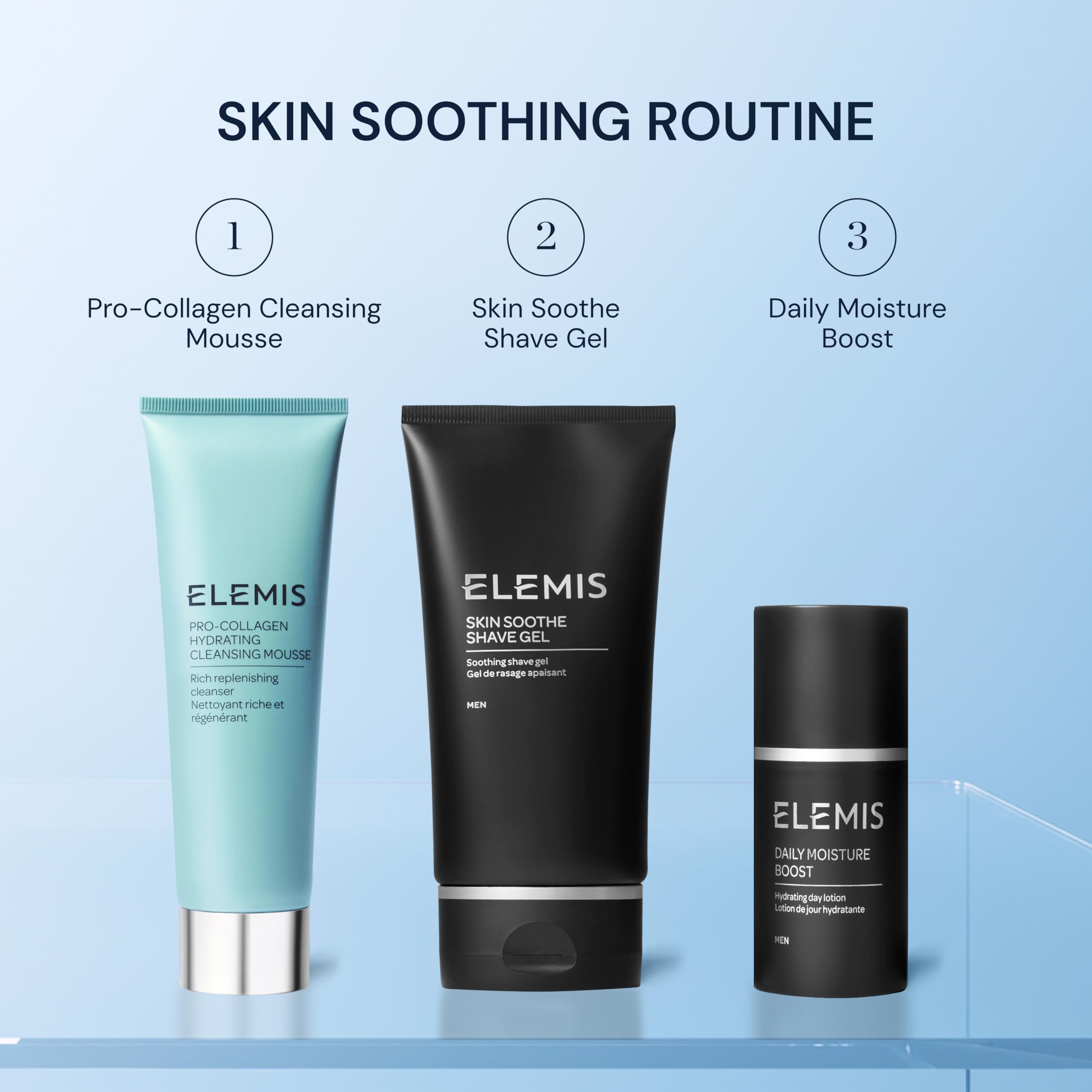 ELEMIS Skin Soothe Shave Gel for Men, Soothing Facial Shave Gel, 150ml