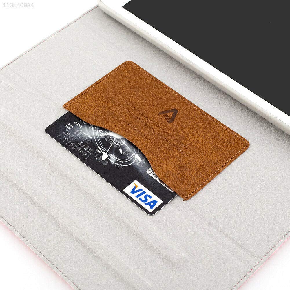 Muskan Enterprises -ME BF27 Brand Case Rose Red Leather Cover Leather Ultra Folio Tablet Cover