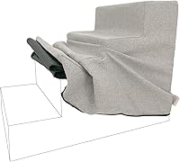 Vista 14 de Best Pet Supplies Fundas de escalones de espuma para mascotas para perros y gatos pequeños, escaleras portátiles para sofá y cama alta (solo funda)