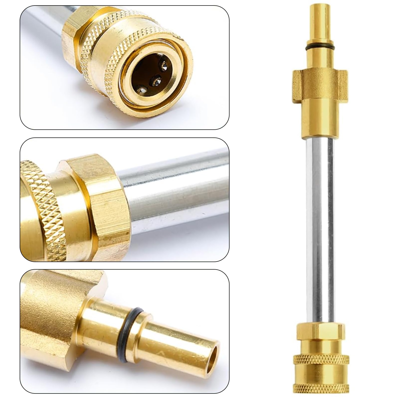Hochdruckreiniger-Adapter Für Bosch & Titan – Schnellanschluss, Aus Messing
