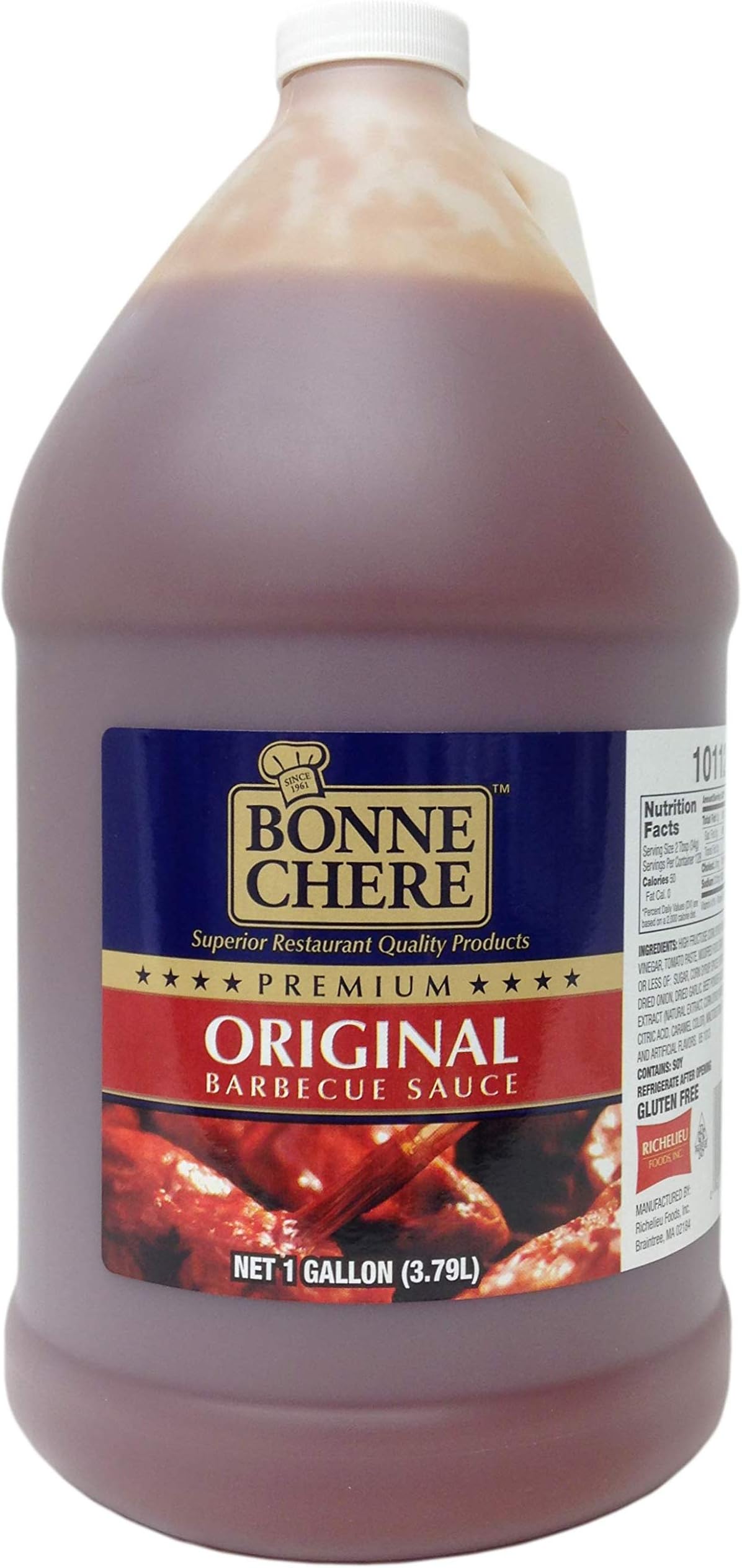 Bonne Chere Superior Original Barbecue Sauce, 1 Gallon -- 4 per case.