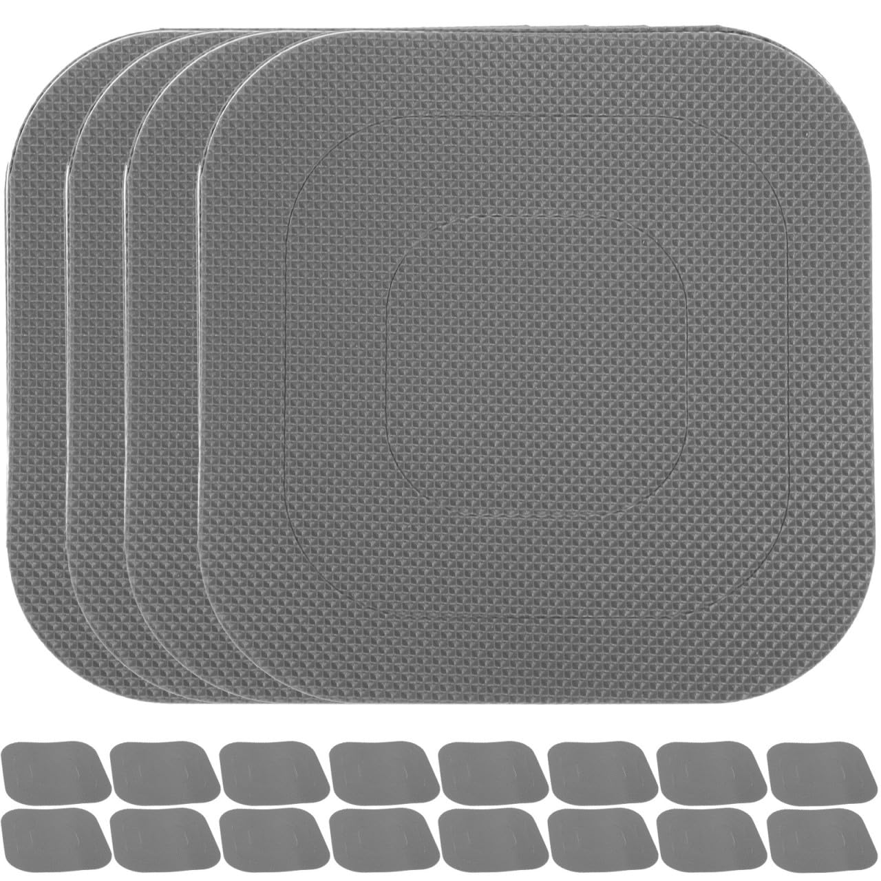 Pegatinas antideslizantes de material PEVA TIDTALEO de 20 piezas para baño