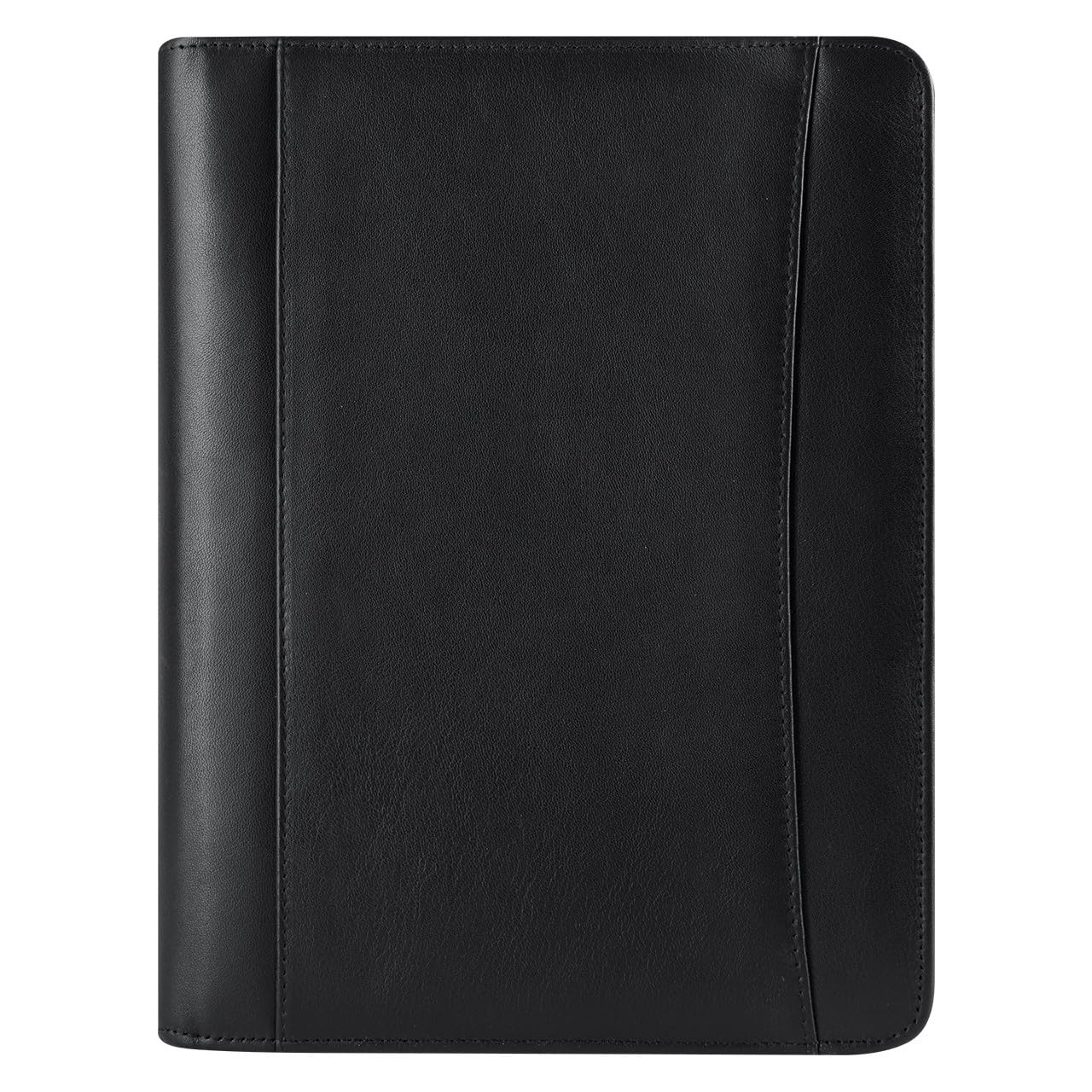 FranklinCovey - FC Signature Ring-Bound Binder for FranklinCovey Planners | Nappa Leather - Zipper Binder (Classic, Black)