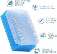 Vista 6 de Cepillo de esponja para el baño del bebé, limpieza del cuerpo, el cabello y el cuero cabelludo, suave para la piel sensible de los bebés y niños 12