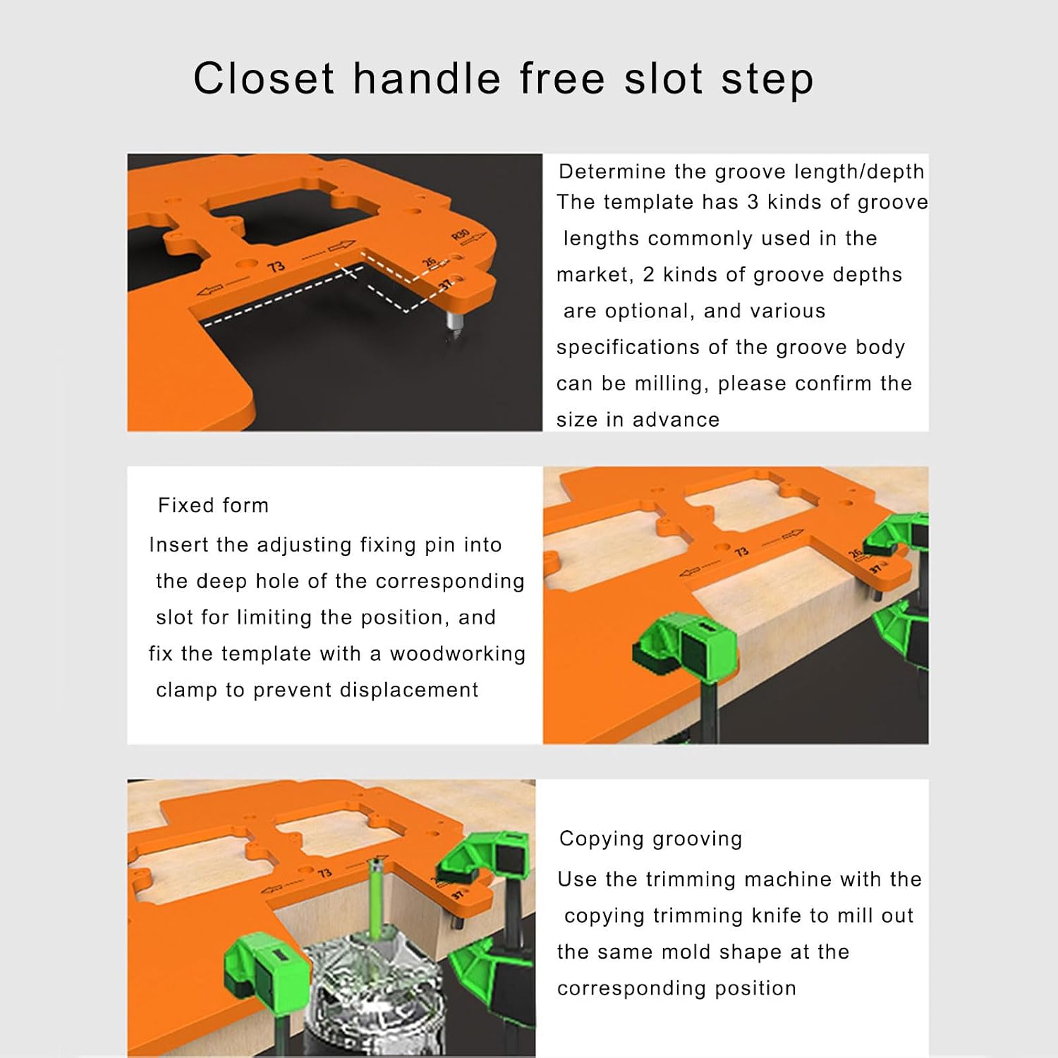 Multifunctional Sturdy Woodworking Slotting Template Designs for Carpenter and Enthusiasts Across Various Materials Woodworking Hole Cutter