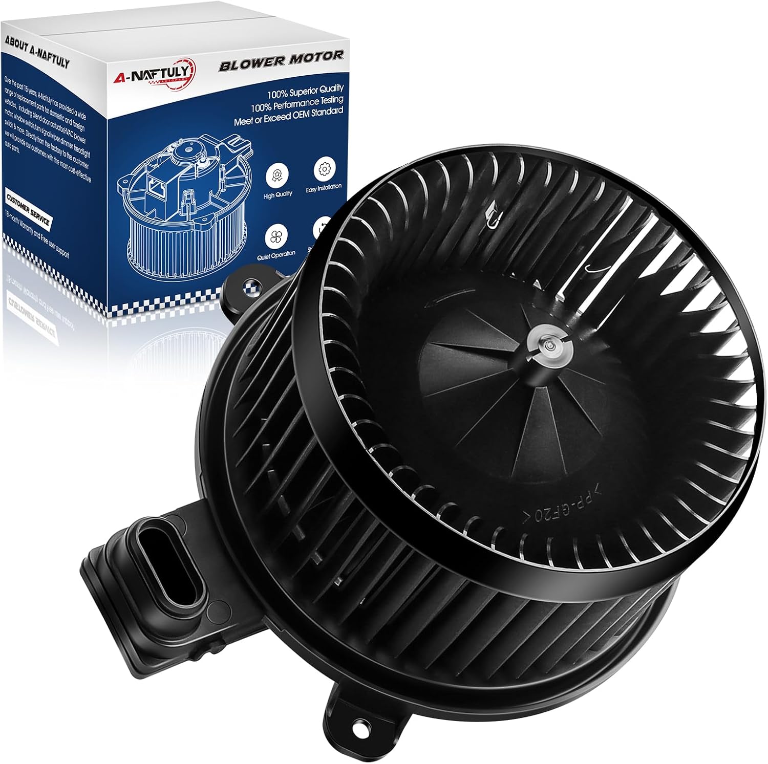 HVAC Heater Blower Motor Fan Fits for 2017 2018 2019 Mitsubishi Outlander, 2017-2019 Outlander Sport, Sport Utility, AC Air Blower Motor Assembly Replaces 700349, 7802A326