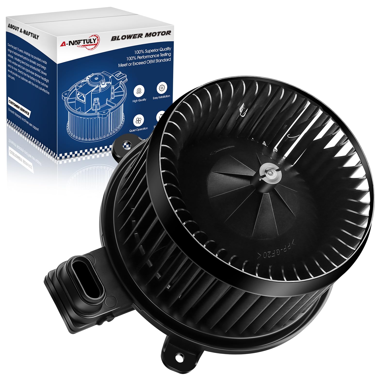 AC Blower Motor Fan Fits for 2017 2018 2019 Mitsubishi Outlander, 17-19 Outlander Sport, Sport Utility, HVAC Heater Blower Motor Assembly Replaces 700349, 7802A326