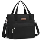 MIYCOO Lunch Bag Lunch Box Men Women - Leakproof Insulated Cooler Bag for Men Women - Large Tote Adults&comma; Black