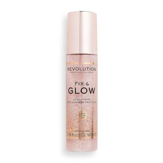 Makeup Revolution Fix & Glow Fixing Spray, Illuminating