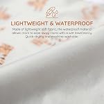 Little Dimsum Mess-Proof Bébé Bibs , Infant Toddler Long Sleeve Waterproof Nourriture Art Smock ,Foods d'accouplement & Nettoyeur d'essuie-glaces 2 Couleurs (tiger et pigeon)