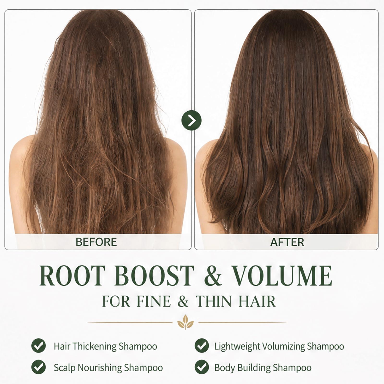 Batana Oil Rosemary Imbirowy Szampon Volumizing Thin Hair Root Boost - Naturalny ziołowy szampon zagęszczający dla kobiet, Delikatna roślinna codzienna pielęgnacja skóry głowy, (5 szt)