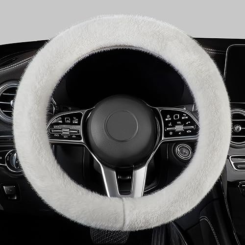 Fundas mullidas de invierno para volante de automóvil, para mujer, cálida y bonita funda para volante de automóvil para sedán, SUV, súper suave y disponible en Yaxa Costa Rica