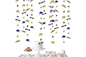 Navy Blue Gold Graduation Decorations 2023 - Perfect for Your Special Grad Party