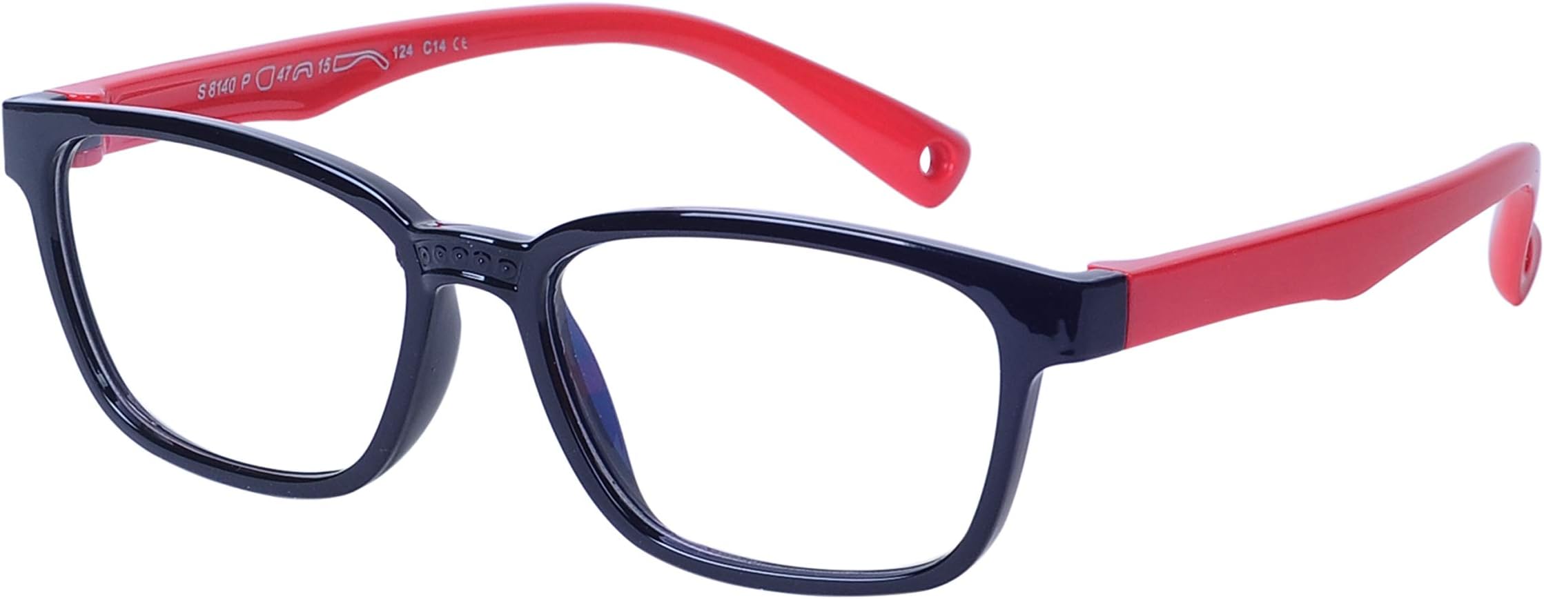 JoXiGo Blue Light Blocking Glasses for Kids Boys Girls Unbreakable Frame with Adjustable Strap + Case + Cleaning Cloth