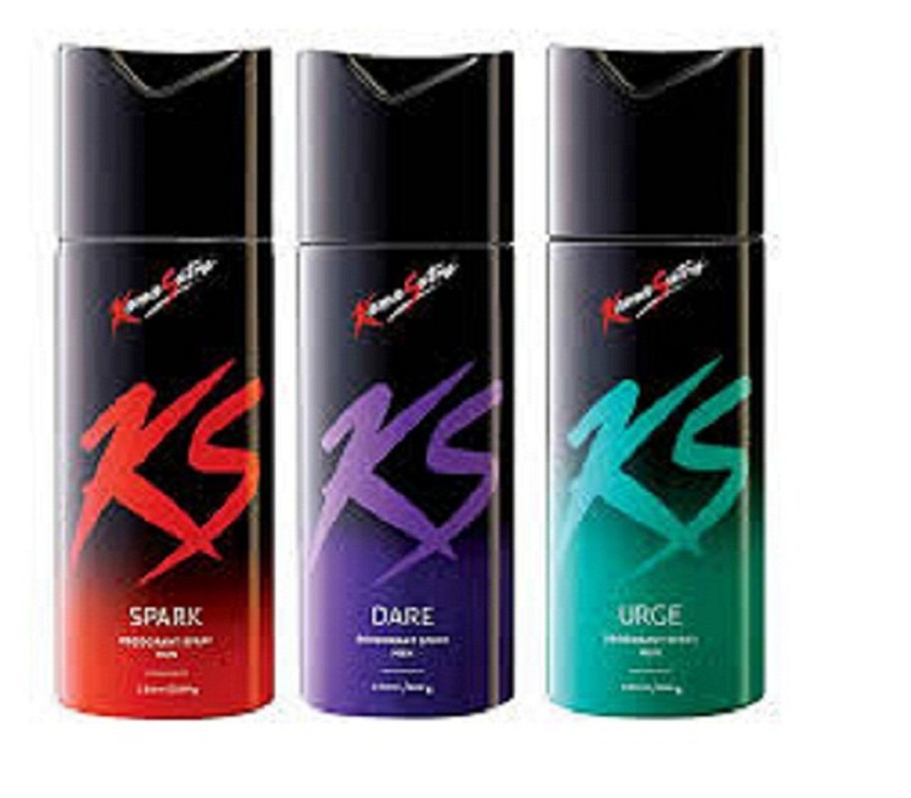 Kamasutra Spark,Dare & Urge Deodorant Spray (Each 150Ml