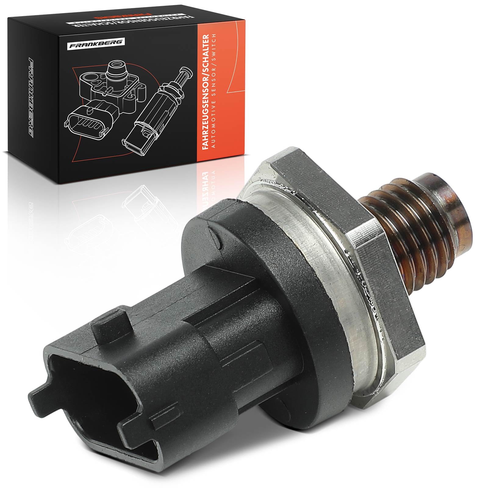 Frankberg Capteur de pression d'admission 3-Pôles Compatible avec Astra G Caravan T98 Astra H Punto 188 Idea 350 Daily III Bus Camionnette Remorque Remplacer# 0281002398