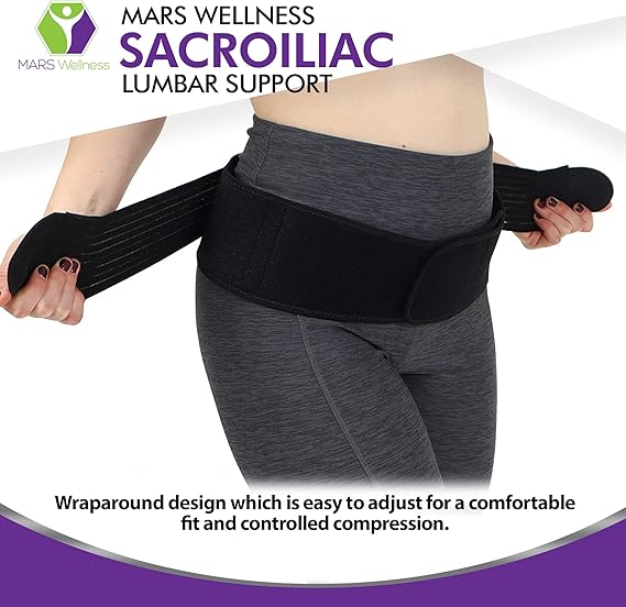 Sacroiliac Support SI Loc Hip Belt for Men and Women Lumbar Lower Back Joint Pelvic Posture Support